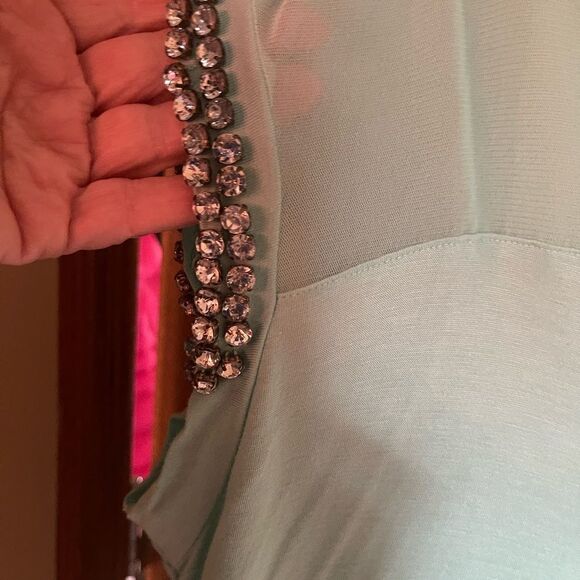 Womens Large Ivory love Lace top - Picture 2 of 5